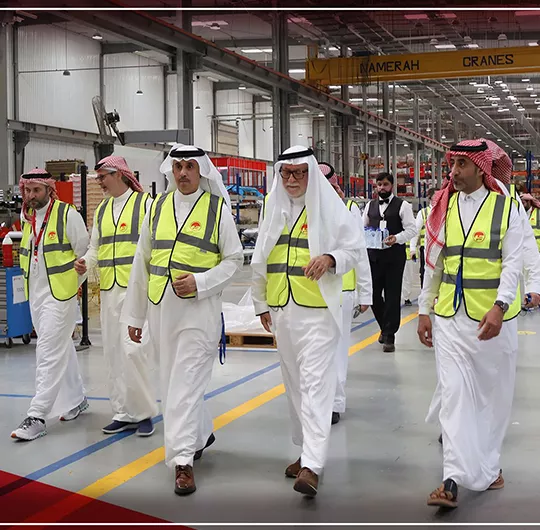 Bahra Electric welcomed the Executive Vice President for Partnerships and Capacity Building of the Local Content, and Government Procurement Authority, and the General Manager of the Western Region at the Saudi Authority for Industrial Cities and Technology Zones.